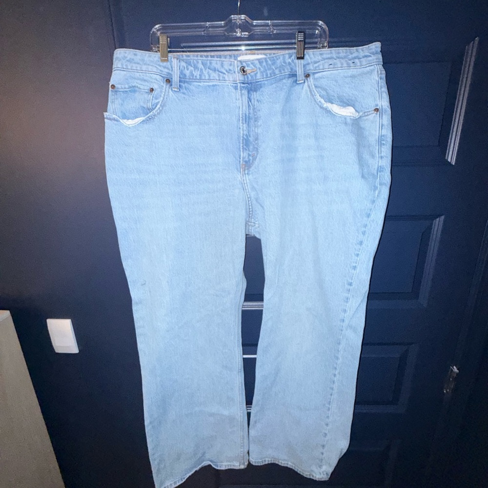 Abercrombie & Fitch Light Blue Straight Leg Jeans